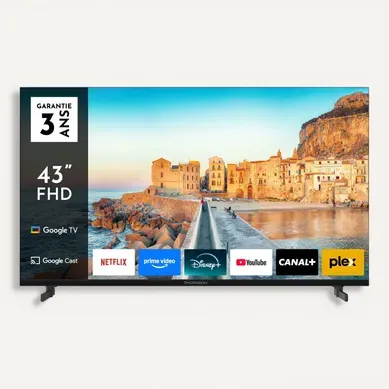 43fg2s15 - Téléviseur LED 43" (109 Cm) - Full HD 1920x1080 - Google TV - 3xHDMI - Wifi 43fg2s15 - Téléviseur LED 43" (109 Cm) - Full HD 1920x1080 - Google TV - 3xHDMI - Wifi