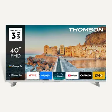 Téléviseur Full HD 40'' 101 cm THOMSON 40FG2S15W Téléviseur Full HD 40'' 101 cm THOMSON 40FG2S15W vue de face