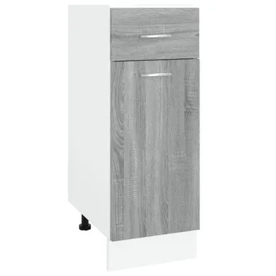 Meuble Bas De Cuisine - Armoire De Cuisine à Tiroir Sonoma Gris 30x46x81,5 Cm Meuble Bas De Cuisine - Armoire De Cuisine à Tiroir Sonoma Gris 30x46x81,5 Cm