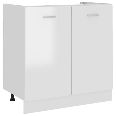 Meuble Haut De Cuisine ECO Blanc 2 Portes Vitrées - Dimensions 80x60x32 Cm - Rangement Vaisselle, étagère Incluse - Montage Facile - 11