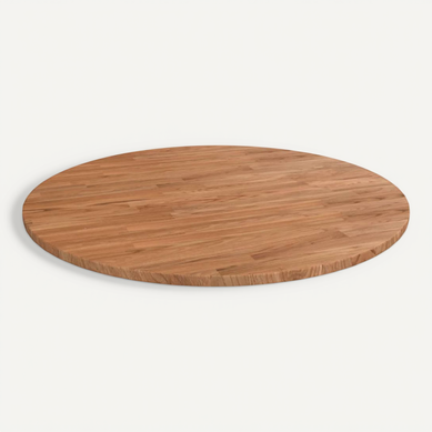 Dessus De Table - Plateau De Table Bureau Rond Marron Clair Ø70x1,5 Cm Bois Chêne Traité Dessus De Table - Plateau De Table Bureau Rond Marron Clair Ø70x1,5 Cm Bois Chêne Traité