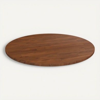 Dessus De Table - Plateau De Table Bureau Rond Marron Foncé Ø70x1,5cm Chêne Massif Traité Dessus De Table - Plateau De Table Bureau Rond Marron Foncé Ø70x1,5cm Chêne Massif Traité