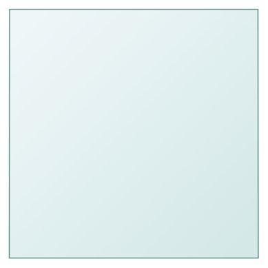 Dessus De Table - Plateau De Table Bureau Transparent 60x60 Cm Verre Trempé Dessus De Table - Plateau De Table Bureau Transparent 60x60 Cm Verre Trempé