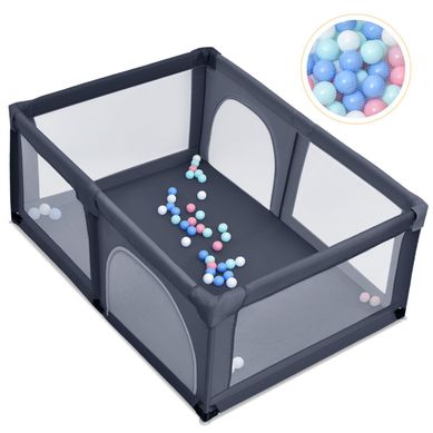 Parc Bébé, Parc Enfant Portable 120x190x68cm Avec Barrière De Sécurité De Enfants Pieds Parc Bébé, Parc Enfant Portable 120x190x68cm Avec Barrière De Sécurité De Enfants Pieds