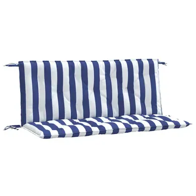 Lot De 2 Coussins De Banc De Jardin - Coussins De Siège Rayures Bleues Et Blanches Lot De 2 Coussins De Banc De Jardin - Coussins De Siège Rayures Bleues Et Blanches