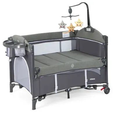5 En 1 Lit Parapluie Bébé Avec Matelas Et Table à Langer Lit Bébé Evolutif Avec 4 Hauteur Réglable 5 En 1 Lit Parapluie Bébé Avec Matelas Et Table à Langer Lit Bébé Evolutif Avec 4 Hauteur Réglable