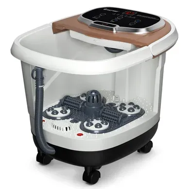 Masseur Pieds Bain De Pieds 15l Avec Ecran LED 6 Rouleau De Massage C Chaleur Automatique 35℃-48℃ Masseur Pieds Bain De Pieds 15l Avec Ecran LED 6 Rouleau De Massage C Chaleur Automatique 35℃-48℃