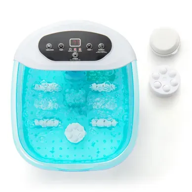 Masseur Pieds Bain De Pieds Avec Massage Automatique Massage Pieds 35-46°c Bleuetblanc Masseur Pieds Bain De Pieds Avec Massage Automatique Massage Pieds 35-46°c Bleuetblanc