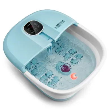 Masseur Pieds Bain De Pieds Massant Pliable Température Réglable Avec Télécommande Bleu Masseur Pieds Bain De Pieds Massant Pliable Température Réglable Avec Télécommande Bleu
