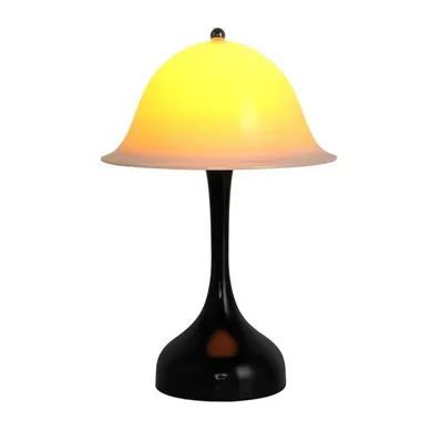 Lampe De Table Sans Fil - Lampe Chevet LED Noire Tactile Dimmable, Rechargeable USB