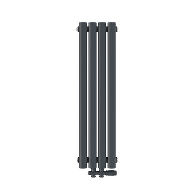 Radiateur Eau Chaude Vertical Anthracite Acier H. 90 X L. 24 Cm 266 W Raccordement Central Radiateur Eau Chaude Vertical Anthracite Acier H. 90 X L. 24 Cm 266 W Raccordement Central