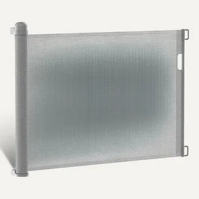 Barrière De Sécurité Rétractable Gris De 180cm - Verrouillage Double à Une Main - Pour Bébé, Enfant Barrière De Sécurité Rétractable Gris De 180cm - Verrouillage Double à Une Main - Pour Bébé, Enfant