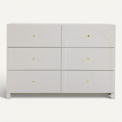 Commode à 6 Tiroirs, Commode Blanche Pour Salon Et Chambre Commode à 6 Tiroirs, Commode Blanche Pour Salon Et Chambre