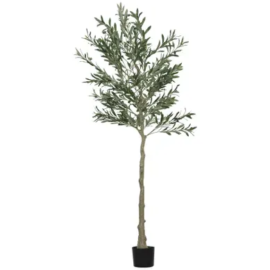 Plante Artificielle, Arbre Olivier 180 Cm Avec Pot, Mousse Et Décorative Pour Salon Et Bureau Plante Artificielle, Arbre Olivier 180 Cm Avec Pot, Mousse Et Décorative Pour Salon Et Bureau