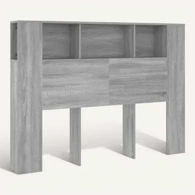 Tête De Lit Armoire De Tête De Lit - Sonoma Gris 140x18,5x104,5 Cm Tête De Lit Armoire De Tête De Lit - Sonoma Gris 140x18,5x104,5 Cm
