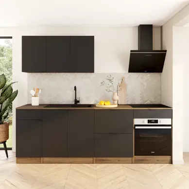 Ensemble Cuisine EDEN - Gris - L.240 cm