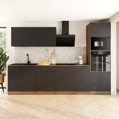Ensemble Cuisine EDEN - Gris - L.300 cm