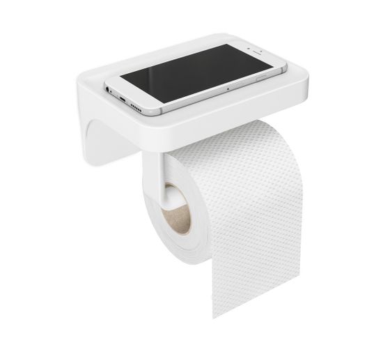 Support Papier Toilette Flex Blanc