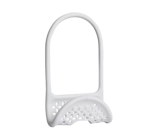 Support Accessoires Robinet Blanc
