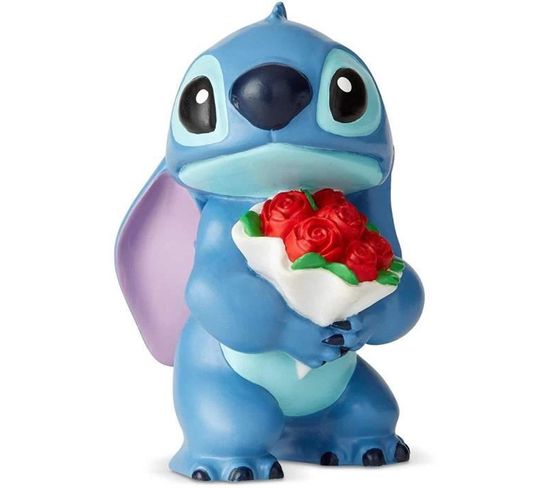 Figurine - Disney Showcase - Stitch Flowers - Licence Officielle Lilo Et Stitch - Enesco