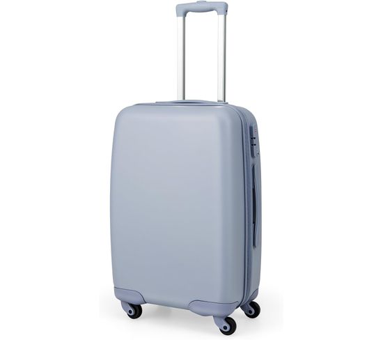 Bagage à Main 20" Avec Roulettes, Valise Coque Rigide En PC,pour Vacances Voyages D’affaires (bleu)