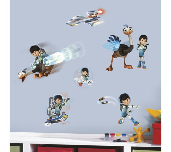 21 Stickers Personnages Miles Dans L'espace Disney