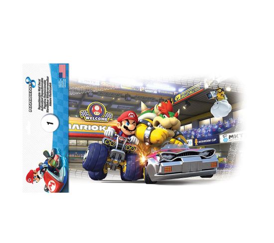 Stickers Repositionnables Mario Kart 8, Nintendo - Nintendo Mario Kart