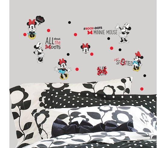 35 Stickers Géant Minnie Mouse Rockin' My Dots Disney