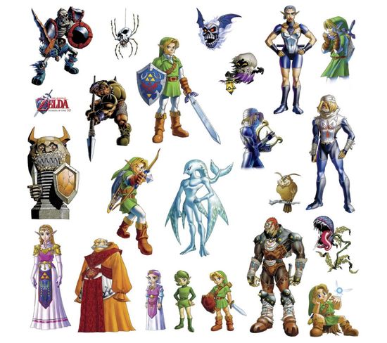 Stickers Zelda 3d - Modèle Ocarina Of Time
