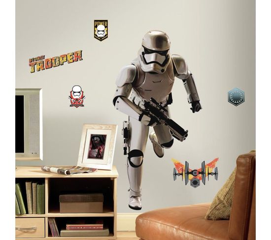 Stickers Repositionnables Géants Stormtroopers Star Wars Episode Vii 113x56 - Star Wars Stormtrooper
