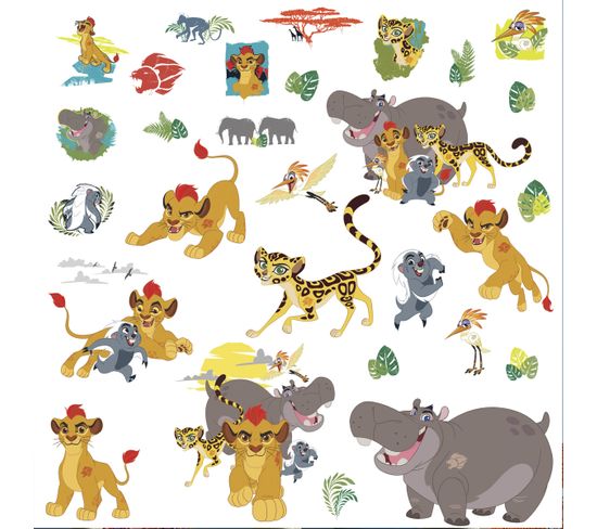 30 Stickers Kion La Garde Du Roi Lion Disney