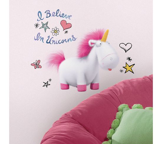 Stickers Les Minions - Modèle Je Crois Aux Licornes