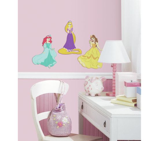 Stickers Repositionnables Les Princesses Disney En Relief 3d - Disney Princesses
