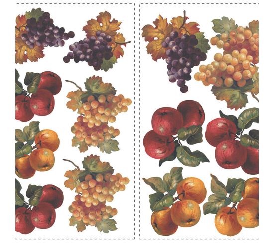 Stickers - Récolte De Fruits - Hauteur 45,7 Cm