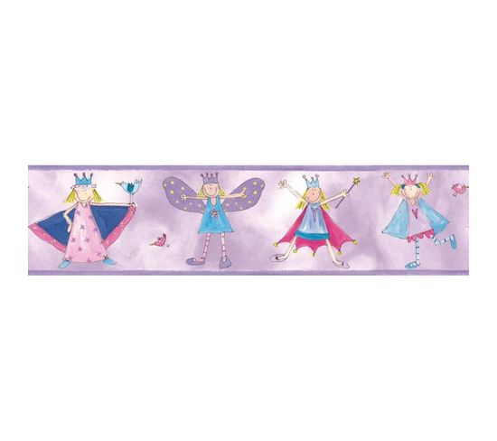 Frise Repositionnable Sur Le Thème Des Princesses Et Des Fées 4,5m - Fairy Princesse