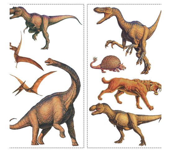 Stickers - Dinosaures - Hauteur 45,7 Cm