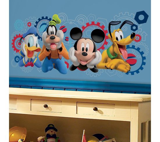 Sticker Géant Mickey Mouse Et Ses Amis Disney