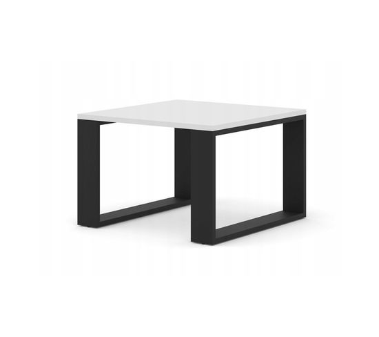 Table Basse Blanc Mat Luca 60x60 cm Design Moderne De Haute Qualité