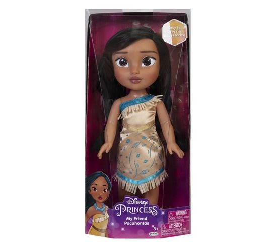 Poupée Princesse Pocahontas En Plastique - 38 Cm