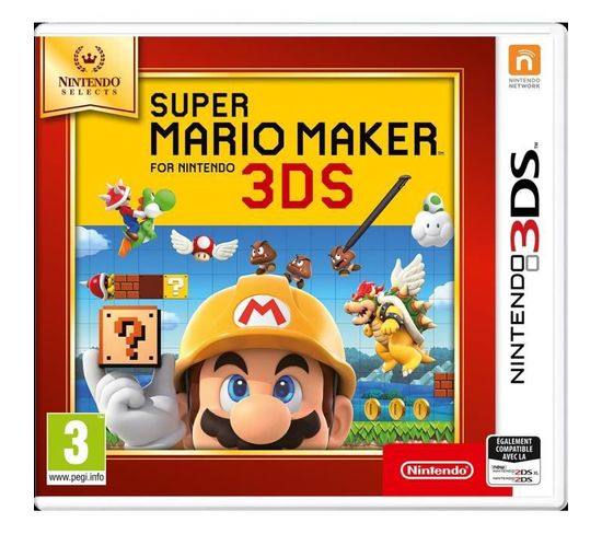 Super Mario Maker 3ds Jeu Selects