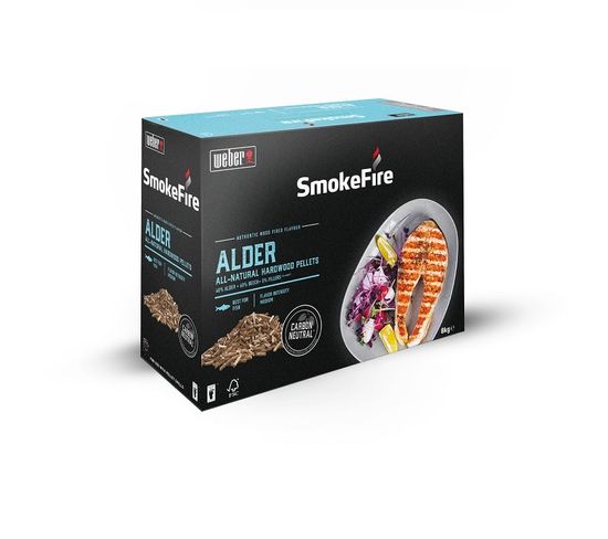 Pellets De Bois Aulne Pour Barbecue Weber Smokefire - 8kg