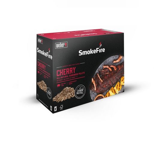 Pellets De Bois Cerisier Pour Barbecue Weber Smokefire - 8kg