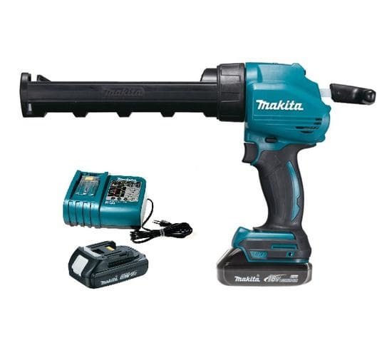 Pistolet Silicone 18v + 1 Batterie 1,5ah + Chargeur + Coffret - Makita - Dcg180ry