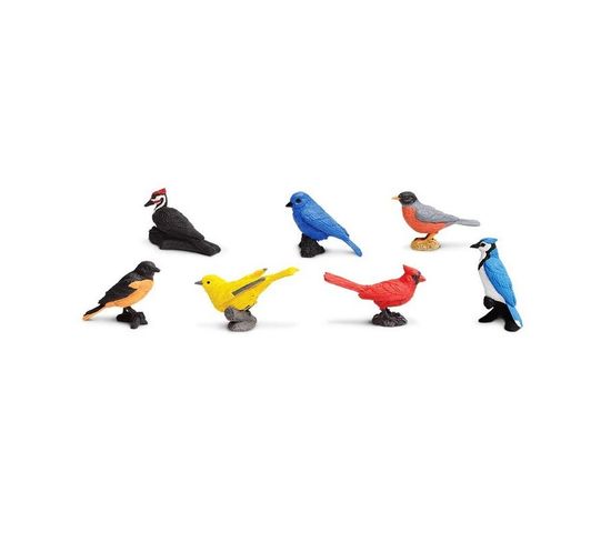 Figurines jeu d'oiseaux 7-pièces