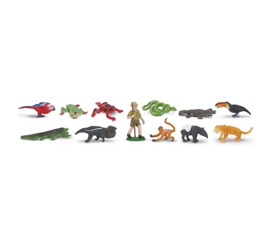 12 Figurines Foret Tropicale