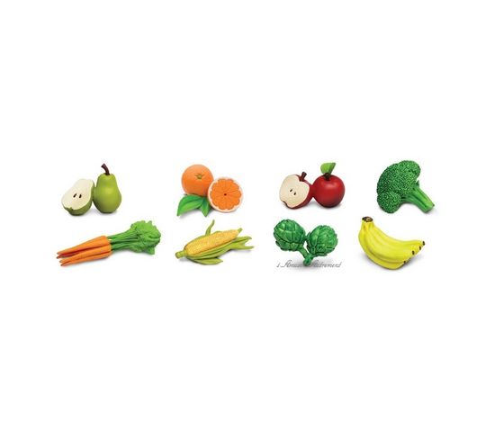 8 Figurines Fruits Et Légumes