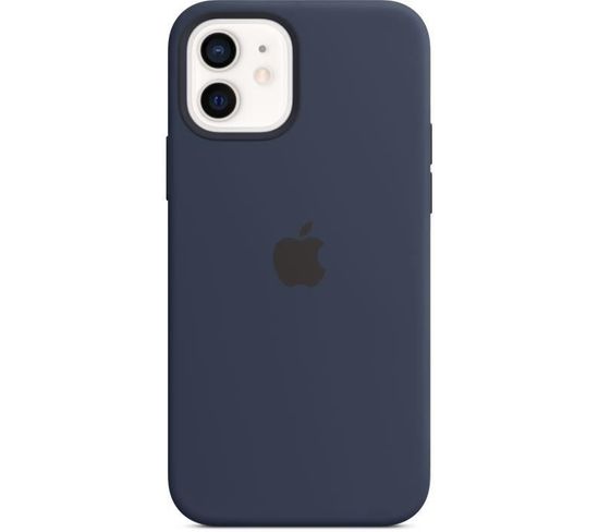 Coque En Silicone iPhone 12 / 12 Pro Avec Magsafe - Bleu Marine