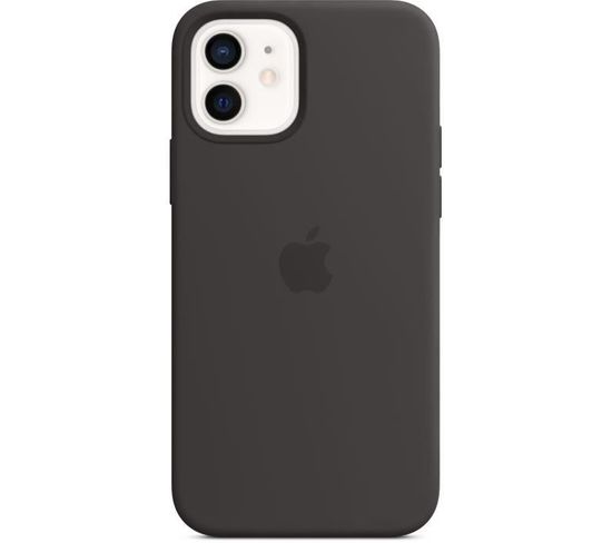 Coque En Silicone iPhone 12 | 12 Pro Avec Magsafe - Noir