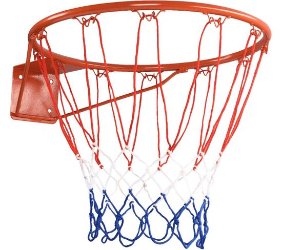 Panier De Basket Anneau Suspendu De Basket-ball Avec Filet Fixation Au Murale En Acier