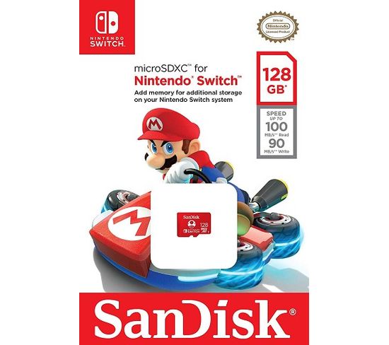 Carte Microsdxc Sandisk 128 Go Switch